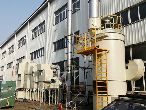 濕式除塵系統安裝調試