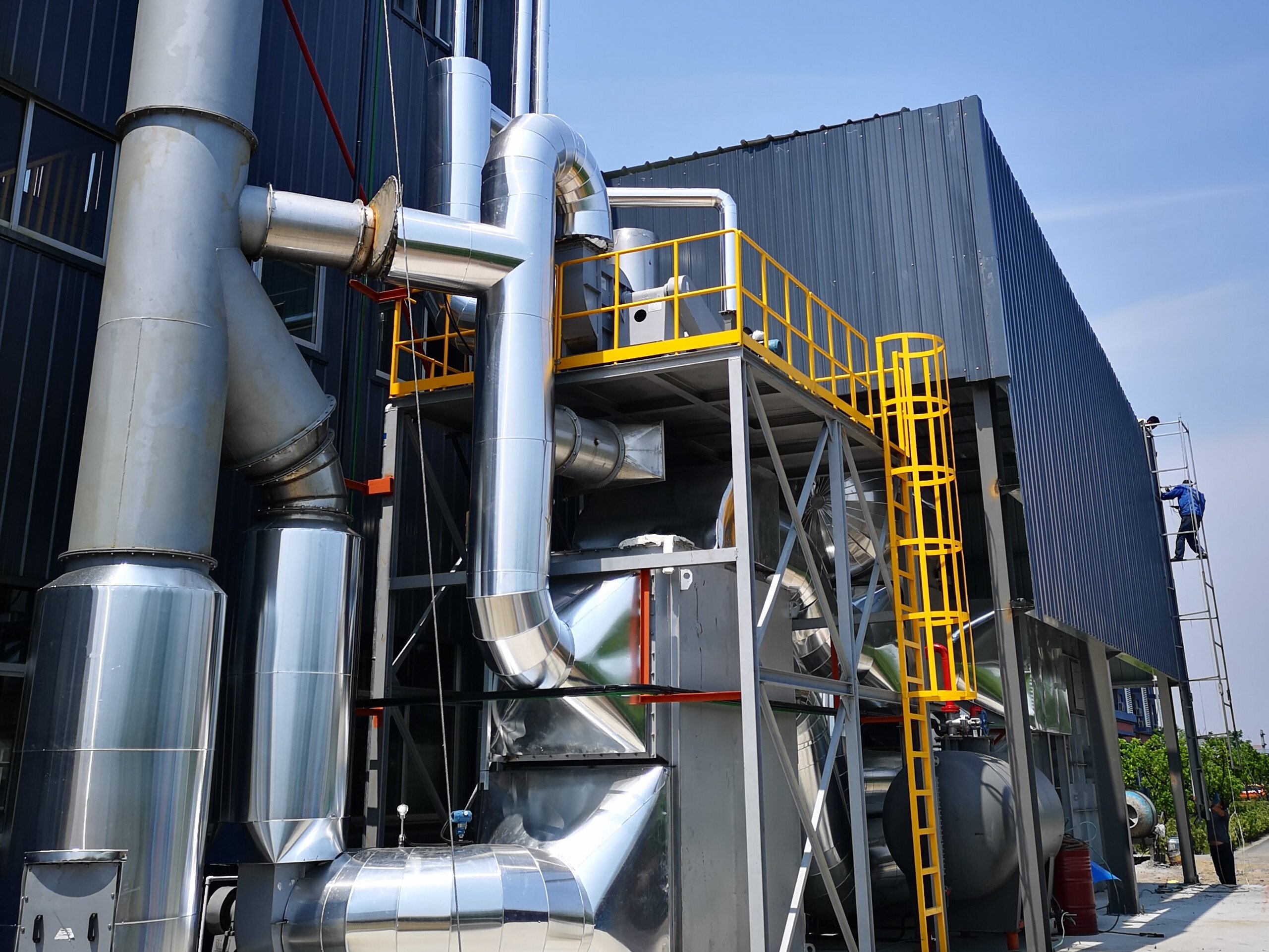 蓄熱燃燒RTO設備