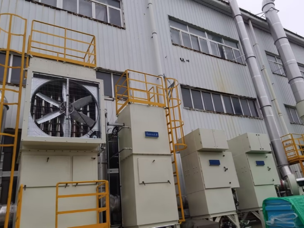 某著名空調制造企業脫脂爐油煙廢氣治理