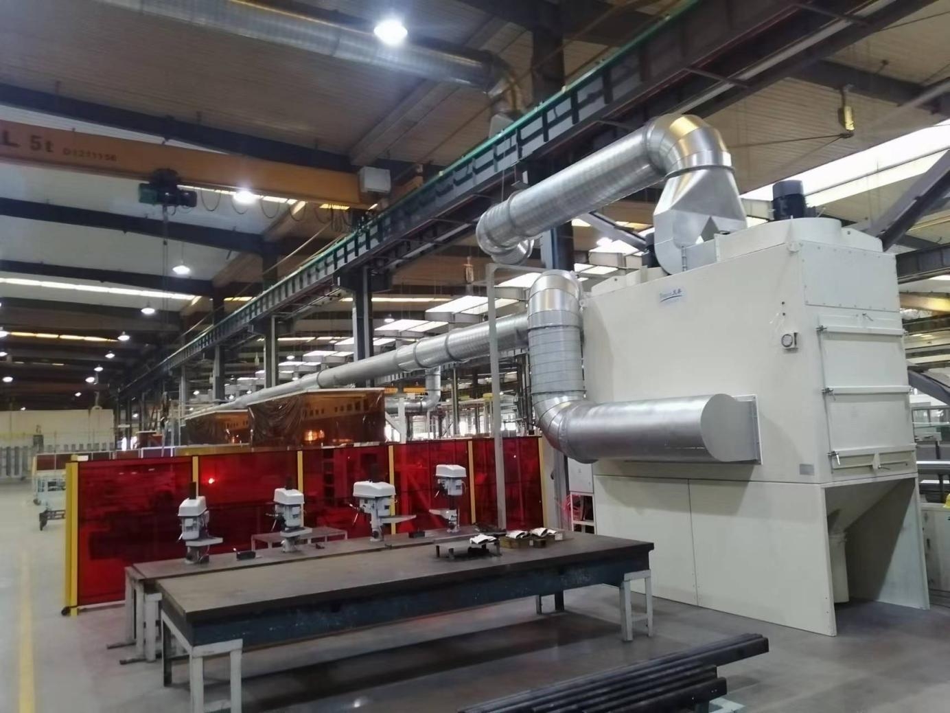 浙江某電梯制造有限公司焊煙除塵