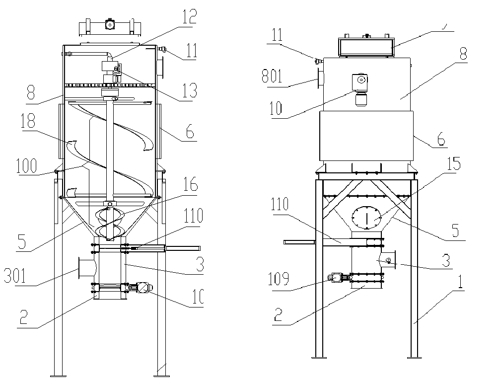 顆粒活性炭清洗脫附再生設備GADW