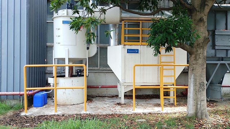 奧克斯造粒-濕式除塵器+活性炭-中景-6.14