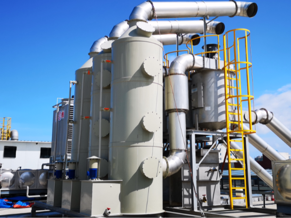 某央企擠塑造粒廢氣處理和除塵系統