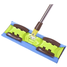 夾毛巾拖把膠棉旋轉拖把桿旋轉